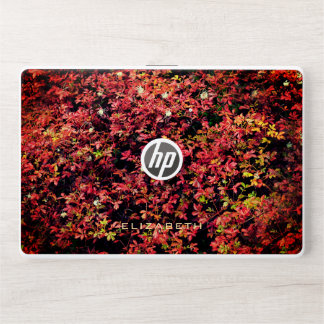 Personalized Autumn Leaves Laptop Skin