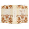 Personalized Autumn Rust Damask Recipe Cook Book