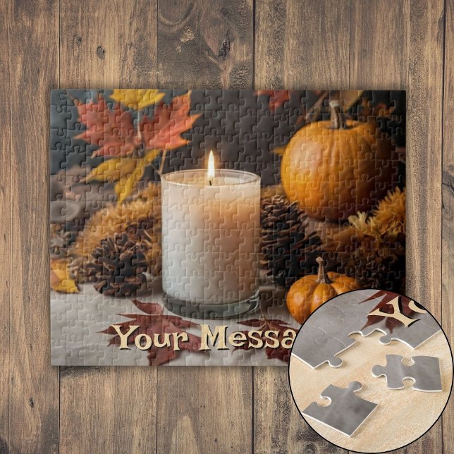 Personalized Autumn-Themed Jigsaw Puzzle (Personalized Autumn-Themed Jigsaw Puzzle)