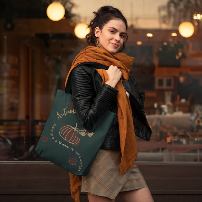 Personalized Autumn Vibes Tote Bag (Creator Uploaded)
