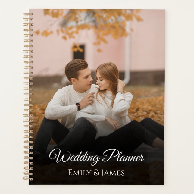 Personalized Autumn Wedding Organizer Planner (Front)