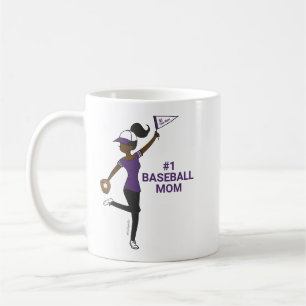 Personalized Avatar #1 Baseball Mom Coffee Mug