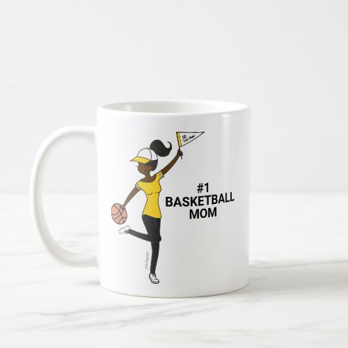 Personalized Avatar 1 Basketball Fan Coffee Mug