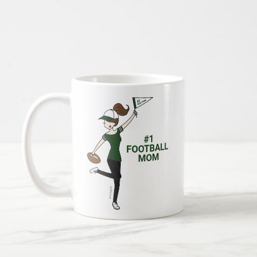 Personalized Avatar 1 Football Fan Coffee Mug