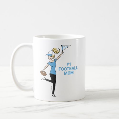 Personalized Avatar 1 Football Fan Coffee Mug