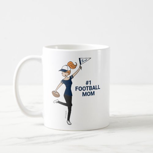 Personalized Avatar 1 Football Fan Coffee Mug