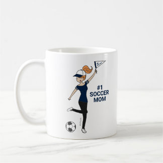 Personalized Avatar #1 Soccer Fan Coffee Mug