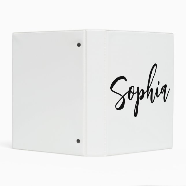 Personalized Avery Mini Binder, Custom Name Binder (Background)