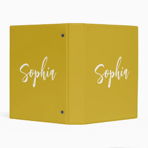 Personalized Avery Mini Binder, Custom Name Binder