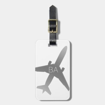 Personalized Aviation Airplane Luggage Tag by istanbuldesign at Zazzle