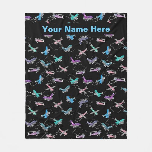Personalized Aviation Blanket 