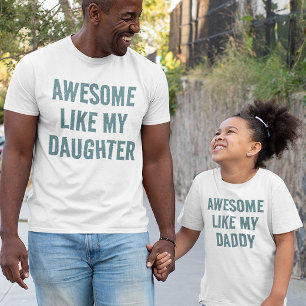 Personalized AWESOME LIKE MY DAUGHTER Kids T-Shirt