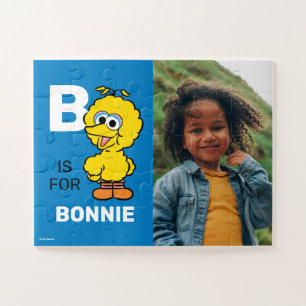 Personalized B is for Big Bird Photo Jigsaw Puzzle