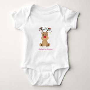Personalized Baby 1st Christmas Baby Bodysuit