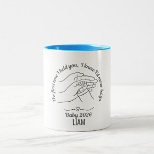 Personalized Baby 2026 Blue Name Coffee Mug