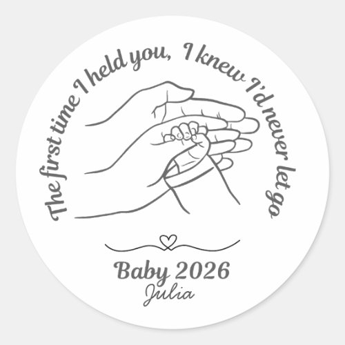 Personalized Baby 2026 Pink Custom Name Classic Ro