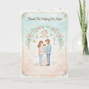 Personalized Baby Adoption Announcement Thank You