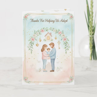 Personalized Baby Adoption Announcement Thank You