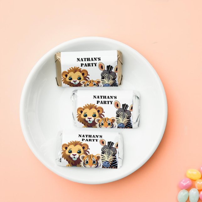 Personalized Baby Animal Party  Hershey's Miniatures (Creator Uploaded)
