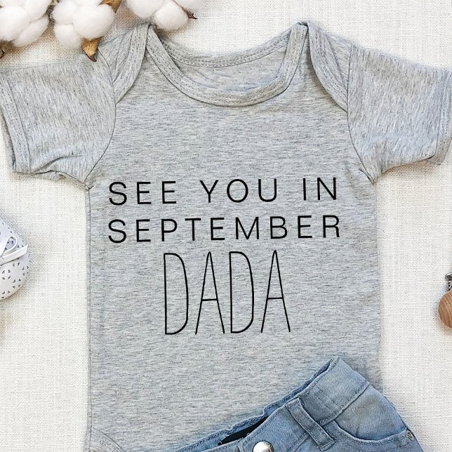 Personalized Baby Announcement To Husband New Dad Bodysuit (Creator Uploaded)