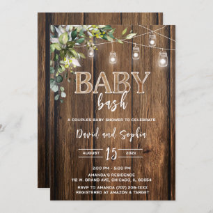Personalized Baby Bash Shower Invitation