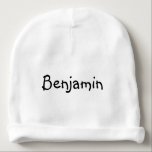 Personalized Baby Beanie<br><div class="desc">Personalized baby hat with your baby's name or personalized text</div>