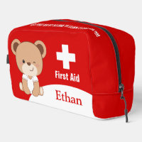 Personalized Baby Bear First Aid Kit Bag