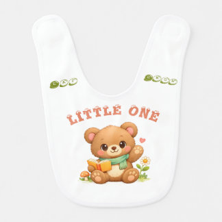 Personalized Baby Bib | Fairytale Reading Bear