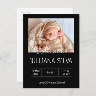 personalized baby Birth announcements 