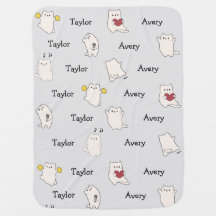 Personalized Baby Blanket, First and Middle Name