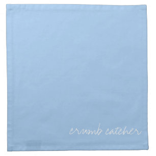 Personalized Baby blue Cloth Napkin