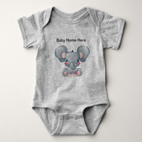 Personalized baby bodysuits collection