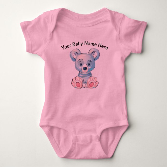 Personalized baby bodysuits collection (Front)
