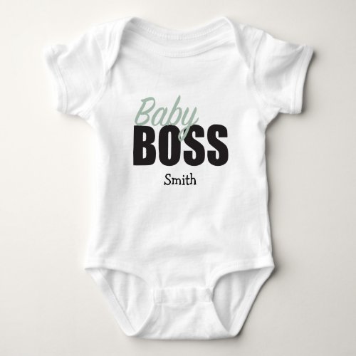 Personalized Baby BOSS Baby Bodysuit