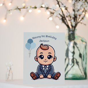 Personalized Baby Boss Foam Board – Happy Birthday