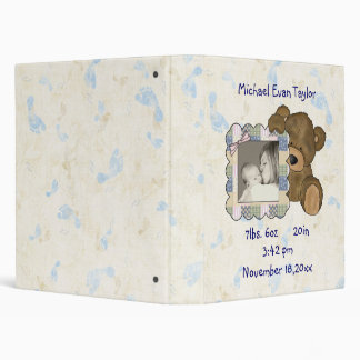 Personalized Baby Boy Binder