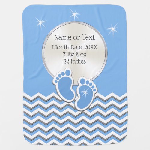 Personalized Baby Boy Blankets with Name