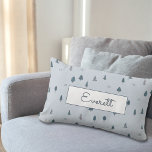 Personalized Baby Boy Name Pillow Mountain Theme