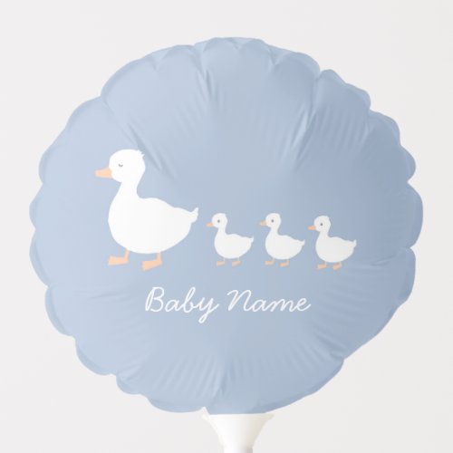 Personalized Baby Boy Party Balloon