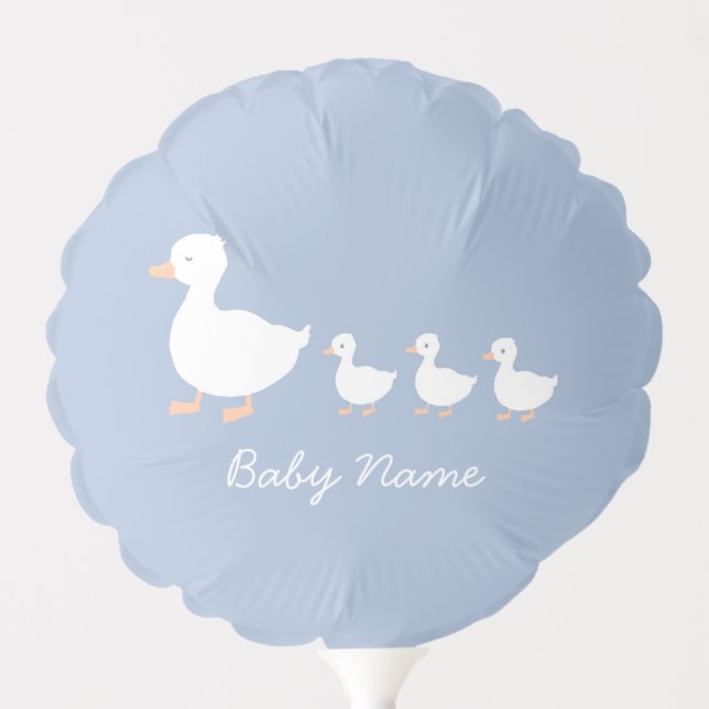 Personalized Baby Boy Party Balloon (Front)