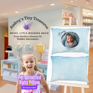 Personalized Baby Boy Pillow