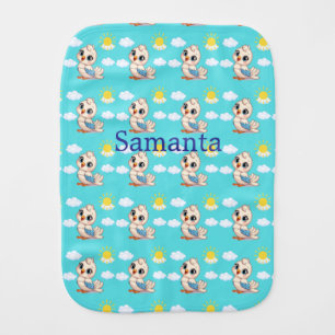Personalized Baby Burp Cloth