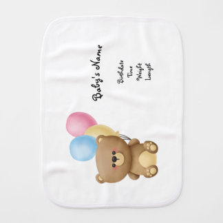 Personalized Baby Burp Cloth
