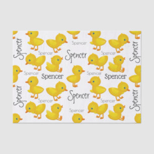 Personalized Baby Chicks Tissue Paper Sheets