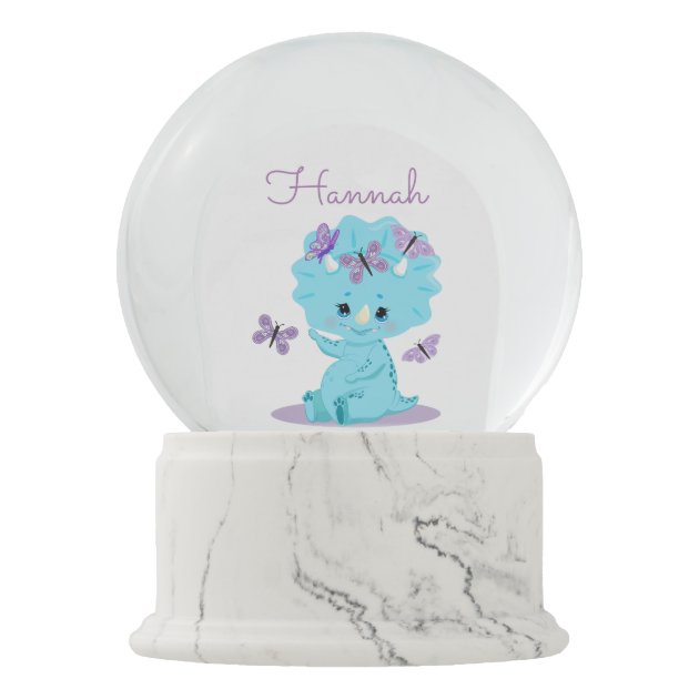 personalized snow globe for baby