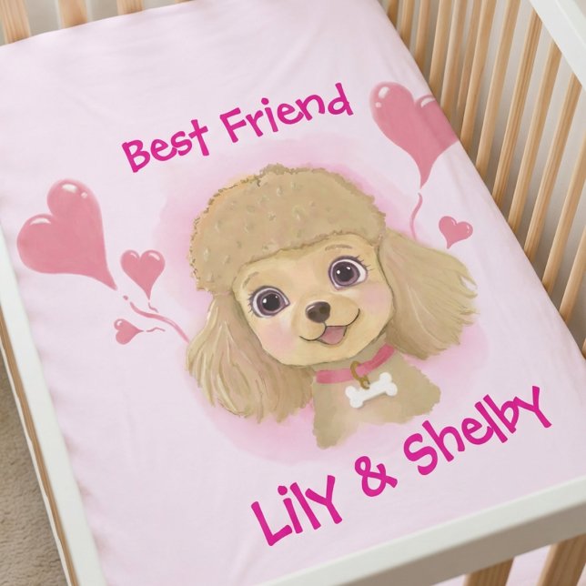 Personalized Baby & Dog Best Friend Name Blanket (Creator Uploaded)