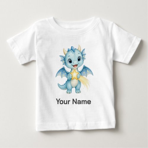 Personalized Baby Dragon Shooting Star  T-Shirt
