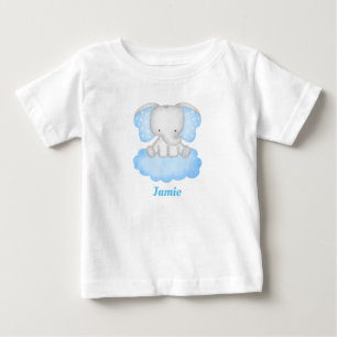 Personalized  Baby Elephant T-Shirt