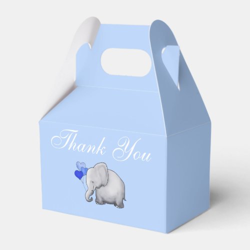 Personalized Baby Elephants1st Kid Birthday Party Favor Boxes