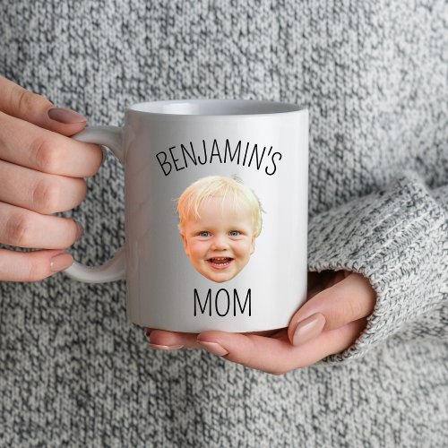 Personalized Baby Face Dad Mom Custom Baby Picture Mug